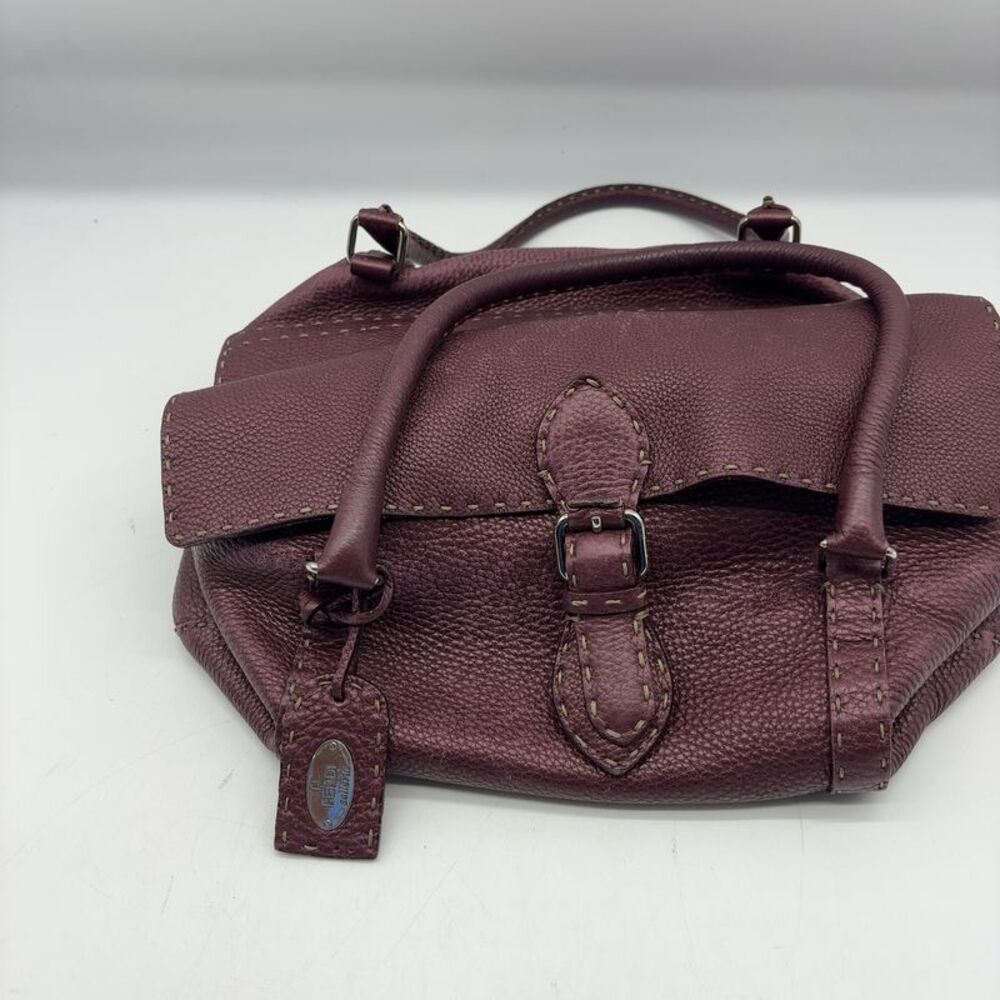 Fendi Linda Leather Handbag